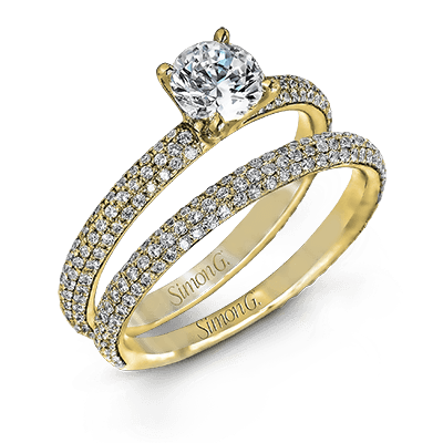 Wedding Set in 18k Gold with Diamonds