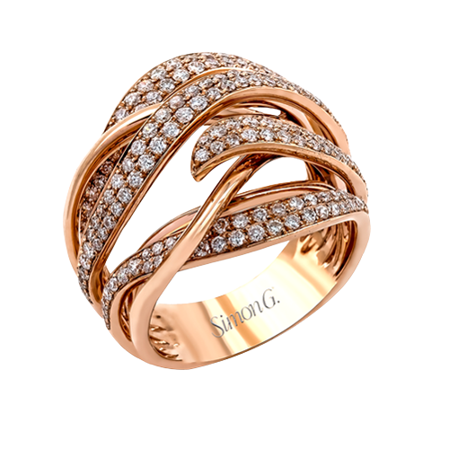 Right Hand Ring in 18k Gold with Diamonds