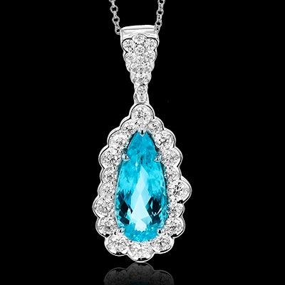 Color Pendant in 18k Gold with Diamonds