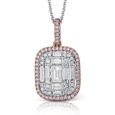 Pendant in 18k Gold with Diamonds