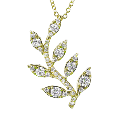 Pendant in 18k Gold with Diamonds