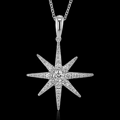 Pendant in 18k Gold with Diamonds