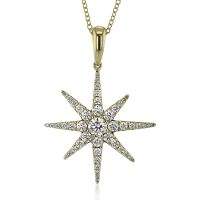 Pendant in 18k Gold with Diamonds