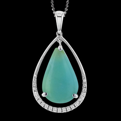 Color Pendant in 18k Gold with Diamonds