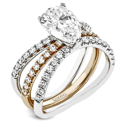 Wedding Set in 18k Gold with Diamonds