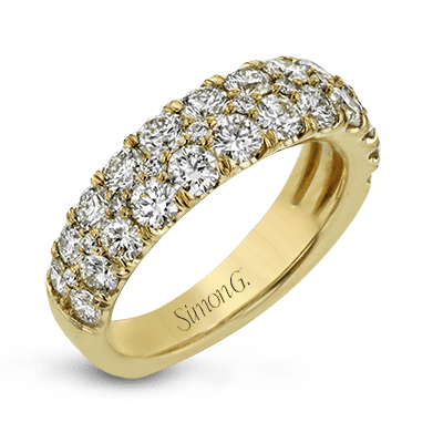 Anniversary Ring in 18k Gold with Diamonds