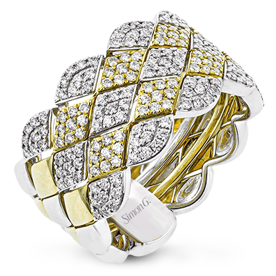 Right Hand Ring in 18k Gold with Diamonds