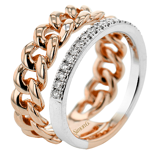 Right Hand Ring in 18k Gold with Diamonds