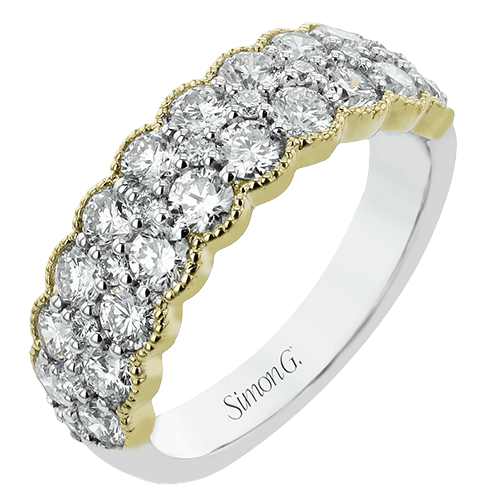 Anniversary Ring in 18k Gold with Diamonds