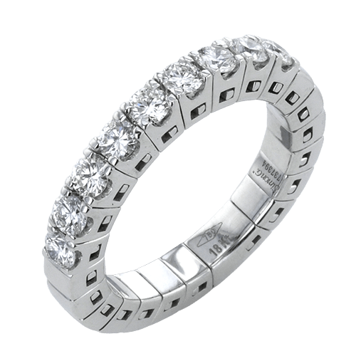 Anniversary Ring in 18k Gold with Diamonds