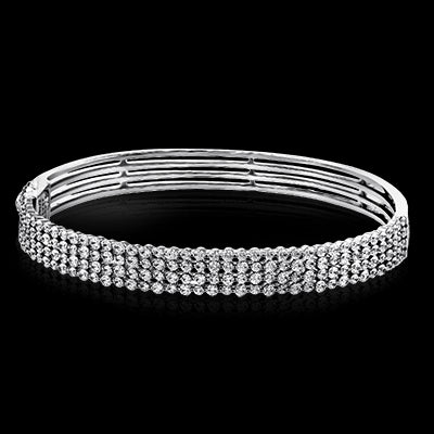 Bangle in 18k Gold with Diamonds