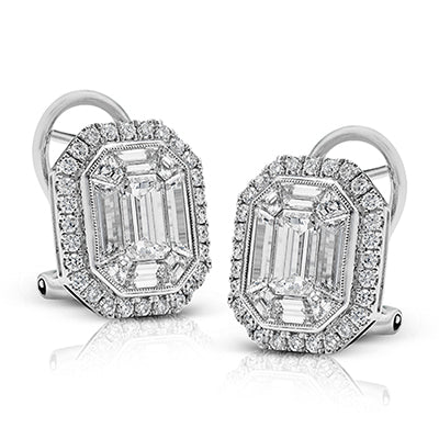 Earring in 18k Gold with Diamonds