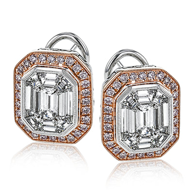 Earring in 18k Gold with Diamonds