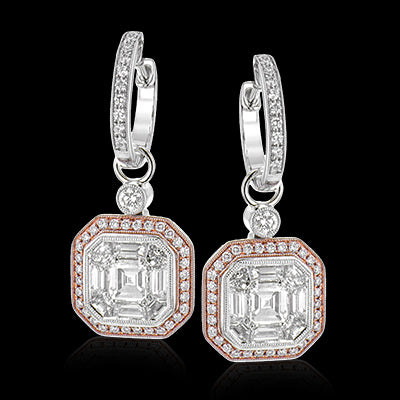 Earring in 18k Gold with Diamonds