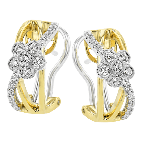 Earring in 18k Gold with Diamonds