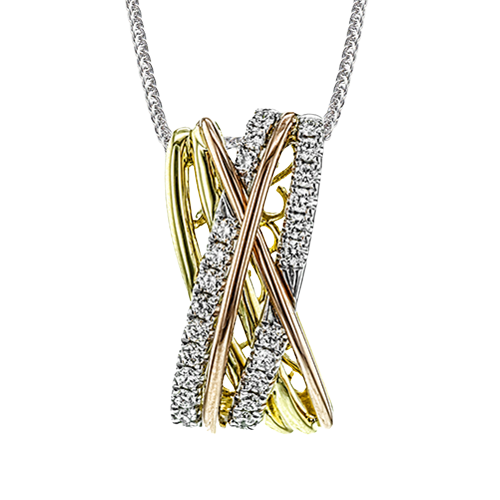 Pendant in 18k Gold with Diamonds