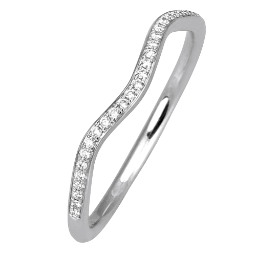 Engagement Ring in 18k Gold with Diamonds