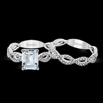 Wedding Set in 18k Gold with Diamonds