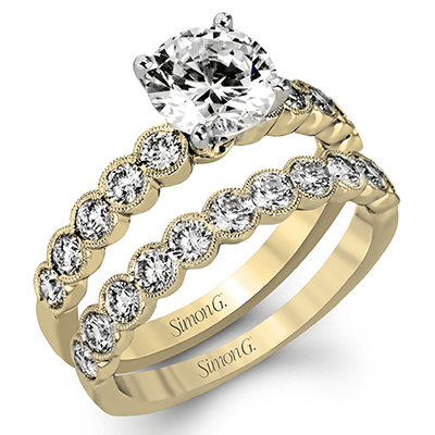 Wedding Set in 18k Gold with Diamonds