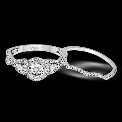 Wedding Set in 18k Gold with Diamonds