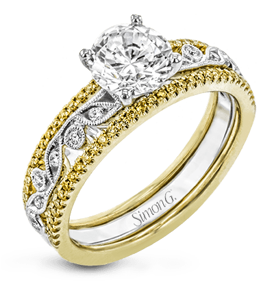 Wedding Set in 18k Gold with Diamonds