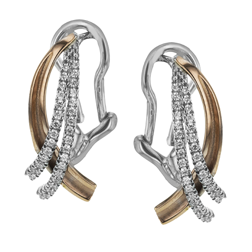 Earring in 18k Gold with Diamonds