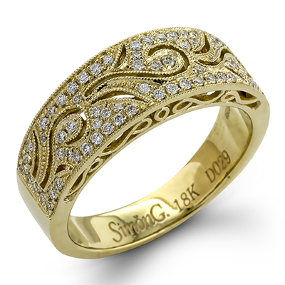 Anniversary Ring in 18k Gold with Diamonds