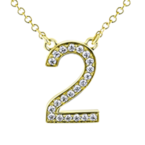 Pendant in 18k Gold with Diamonds