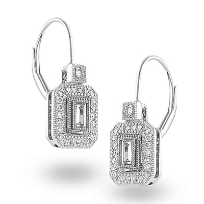 Earring in 18k Gold with Diamonds