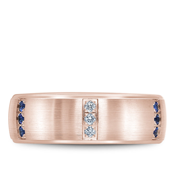 Bleu Royale Wedding Band