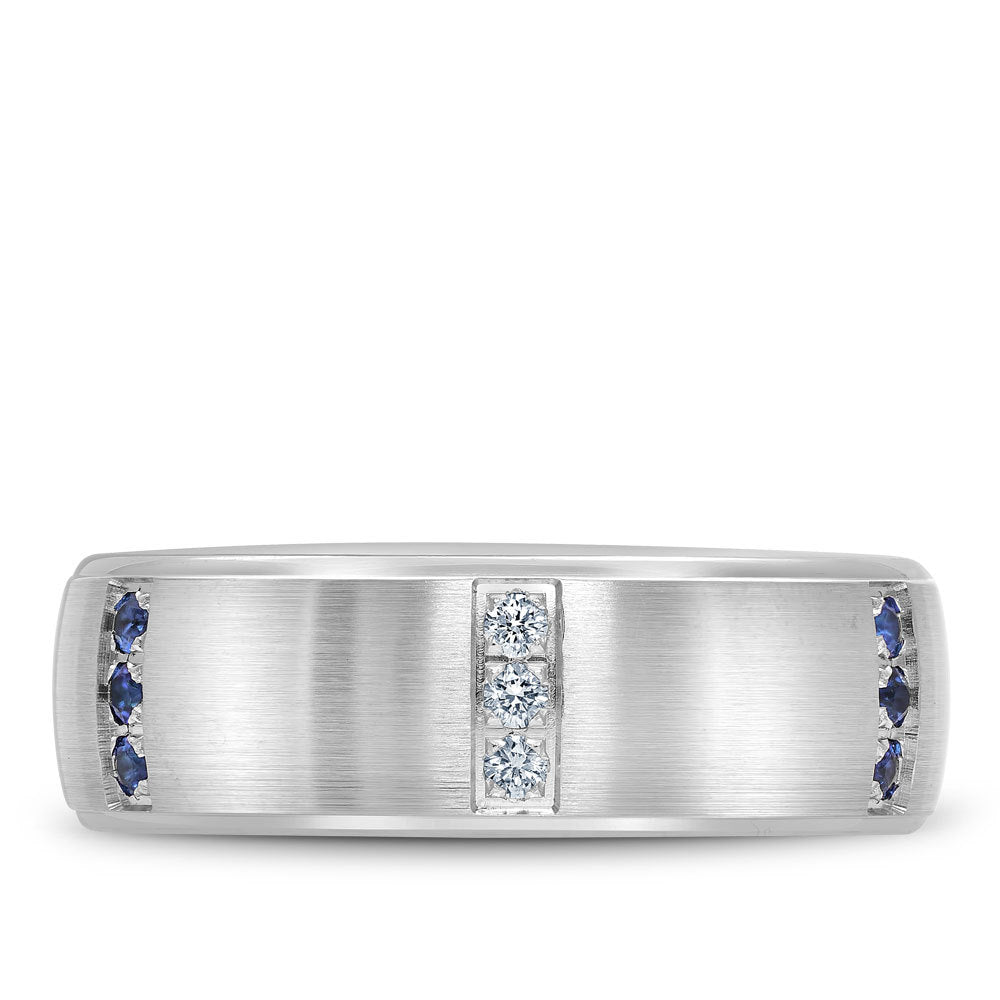 Bleu Royale Wedding Band