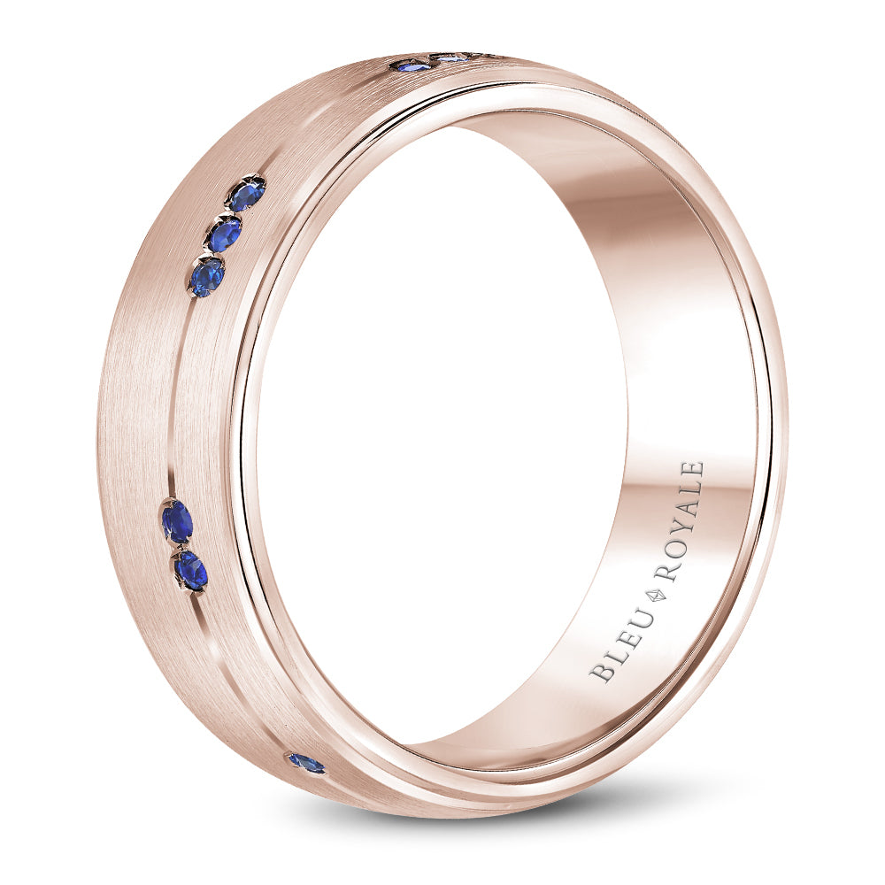Bleu Royale Wedding Band
