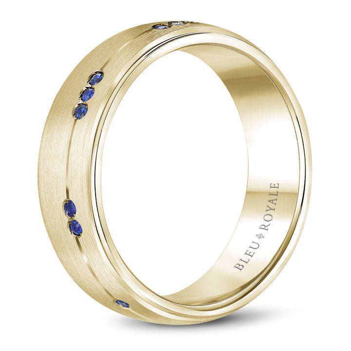 Bleu Royale Wedding Band
