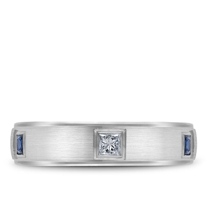 Bleu Royale Wedding Band