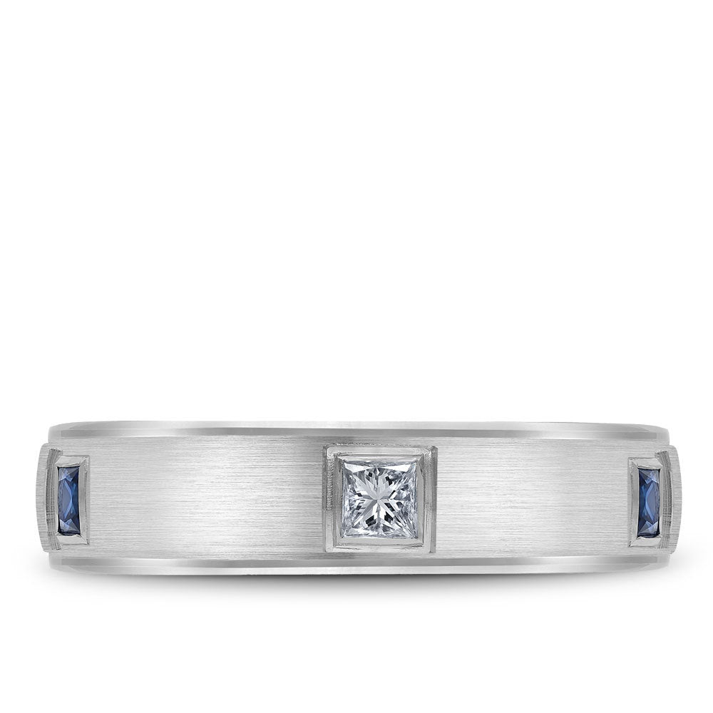 Bleu Royale Wedding Band