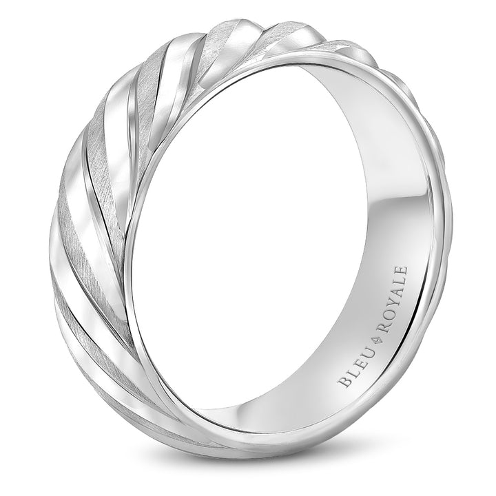 Bleu Royale Wedding Band