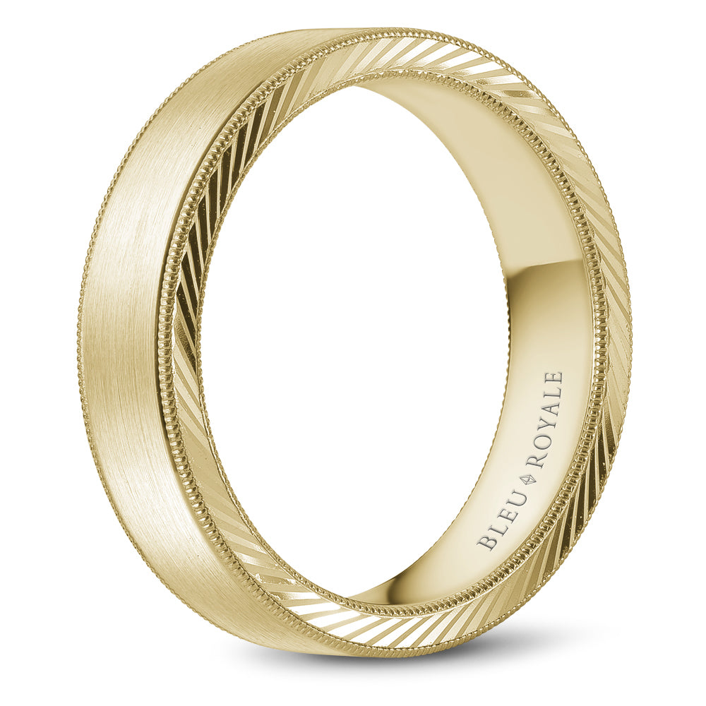 Bleu Royale Wedding Band