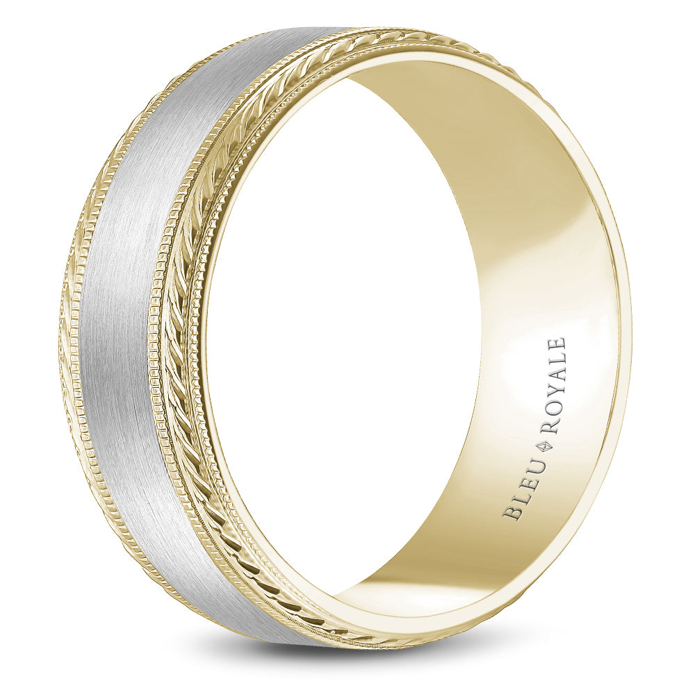 Bleu Royale Wedding Band