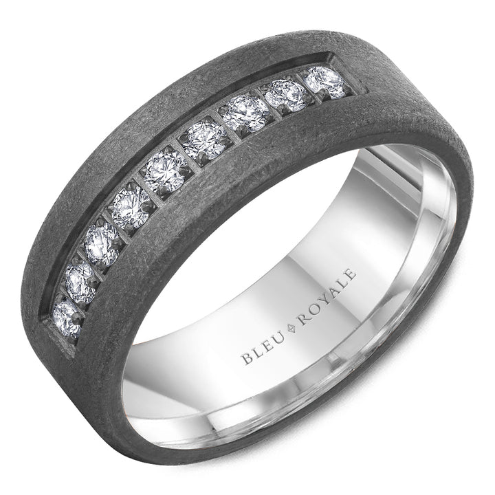 Bleu Royale Wedding Band