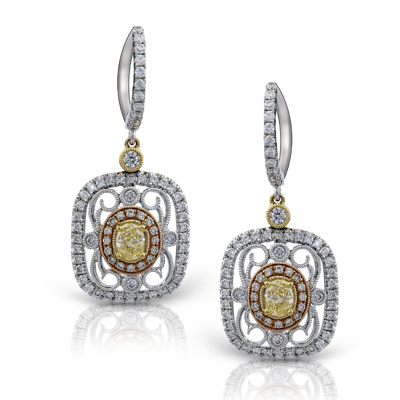 Earring in 18k Gold with Diamonds