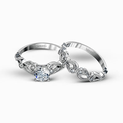 Wedding Set in 18k Gold with Diamonds